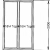Окно пластиковое Veka Softline 2000x1240, цвет: белый