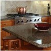 Каменная гранитная столешница из коричневого гранита