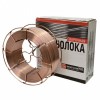 Проволока сварочная Св08Г2С омедненная ф1,2- ф1,6 в кассетах