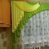 Штора с ламбрекеном на кухню