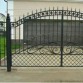 Ворота металлические сварные, из профнастила, сетки рабицы